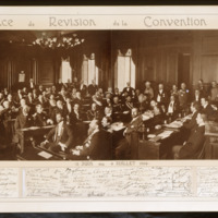 Hôtel de ville. Conférence de révision de la Convention de Genève.