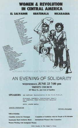 Women & revolution in Central America: an evening of solidarity