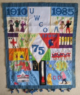 75th Anniversary - UWCO Banner 1910-1985