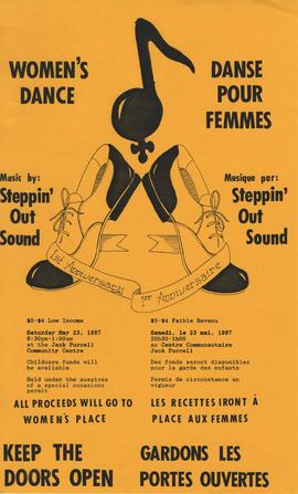 Publicity flyer-Women's Dance/Dans pour les femmes