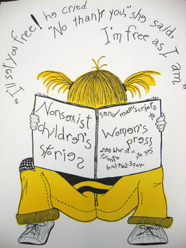 Nonsexist Children’s Stories: send manuscripts to Women’s Press, 280 Bloor Street, Toronto