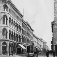 Notre Dame Street in Montreal, QC, where Charles Hearn had his business
